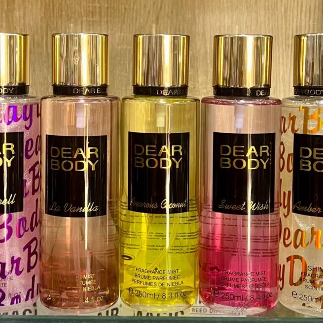 Body luxury perfume spray